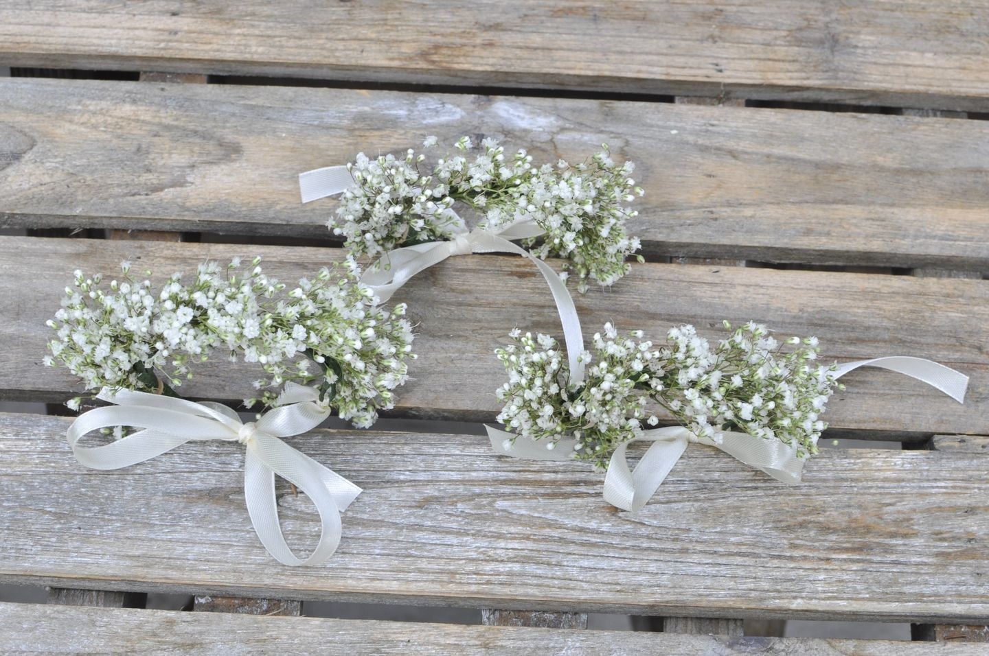 Damitas para boda. Floristería La Orquídea