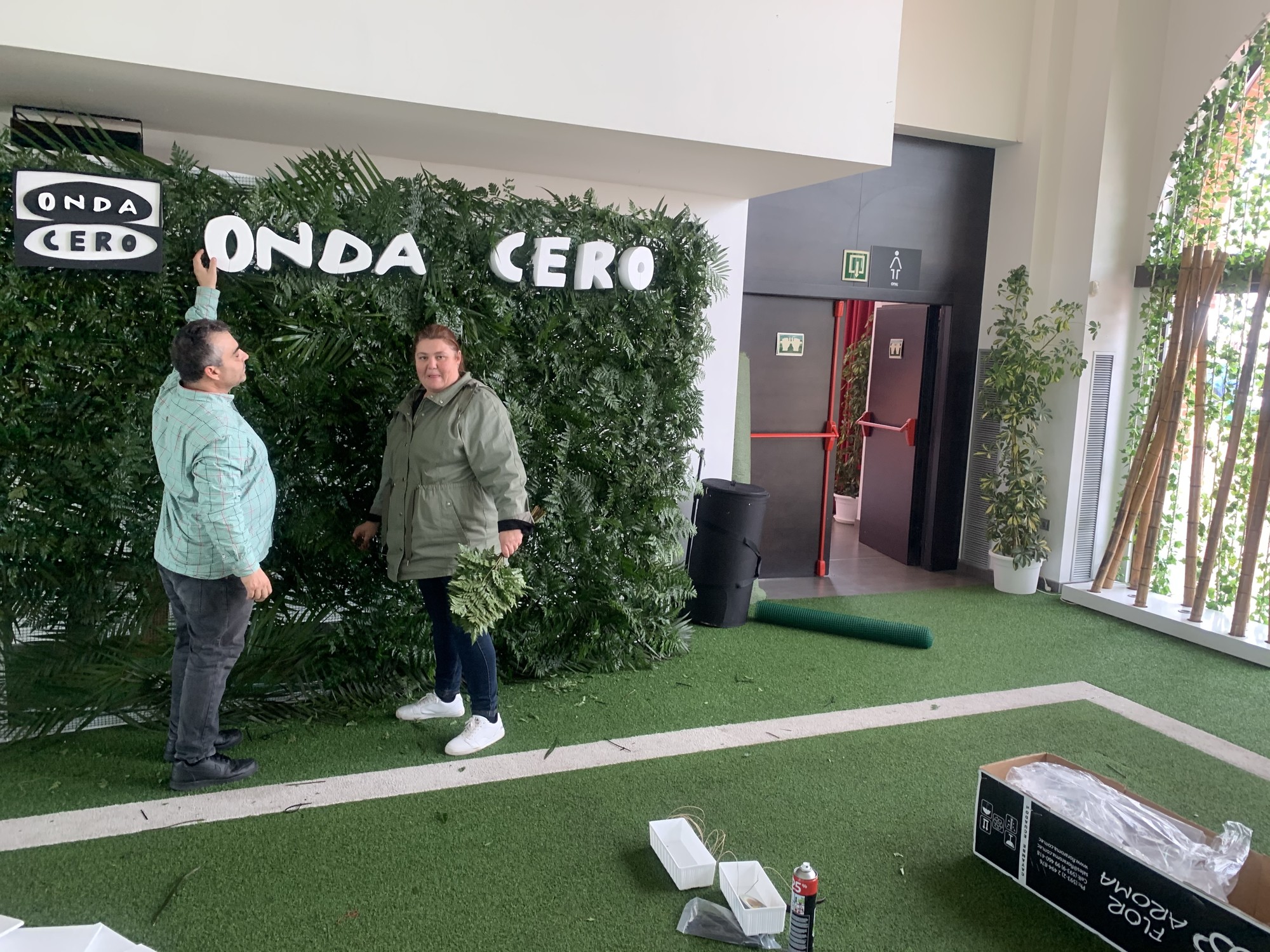 Photocall floral de La Orquídea