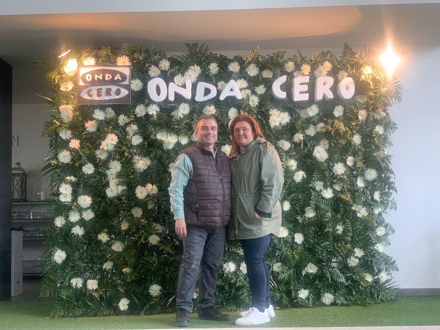 Photocall floral de La Orquídea